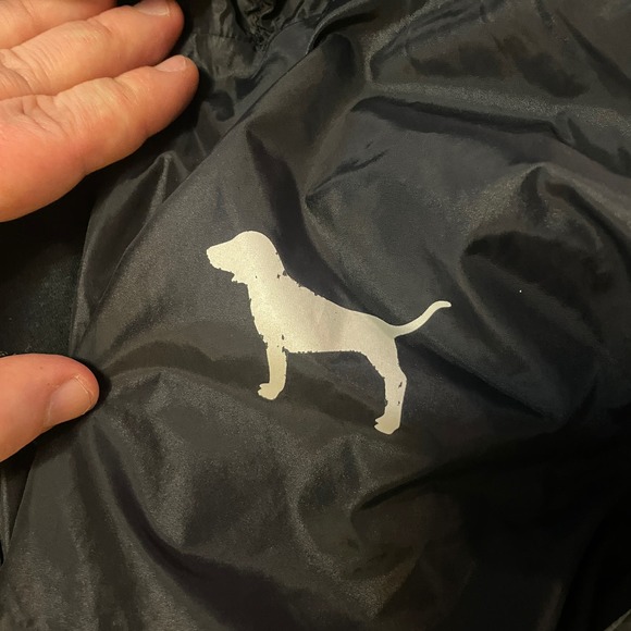 Victoria's Secret PINK Quarter Zip Anorak Black Windbreaker Jacket Size XS/S - Picture 3 of 8